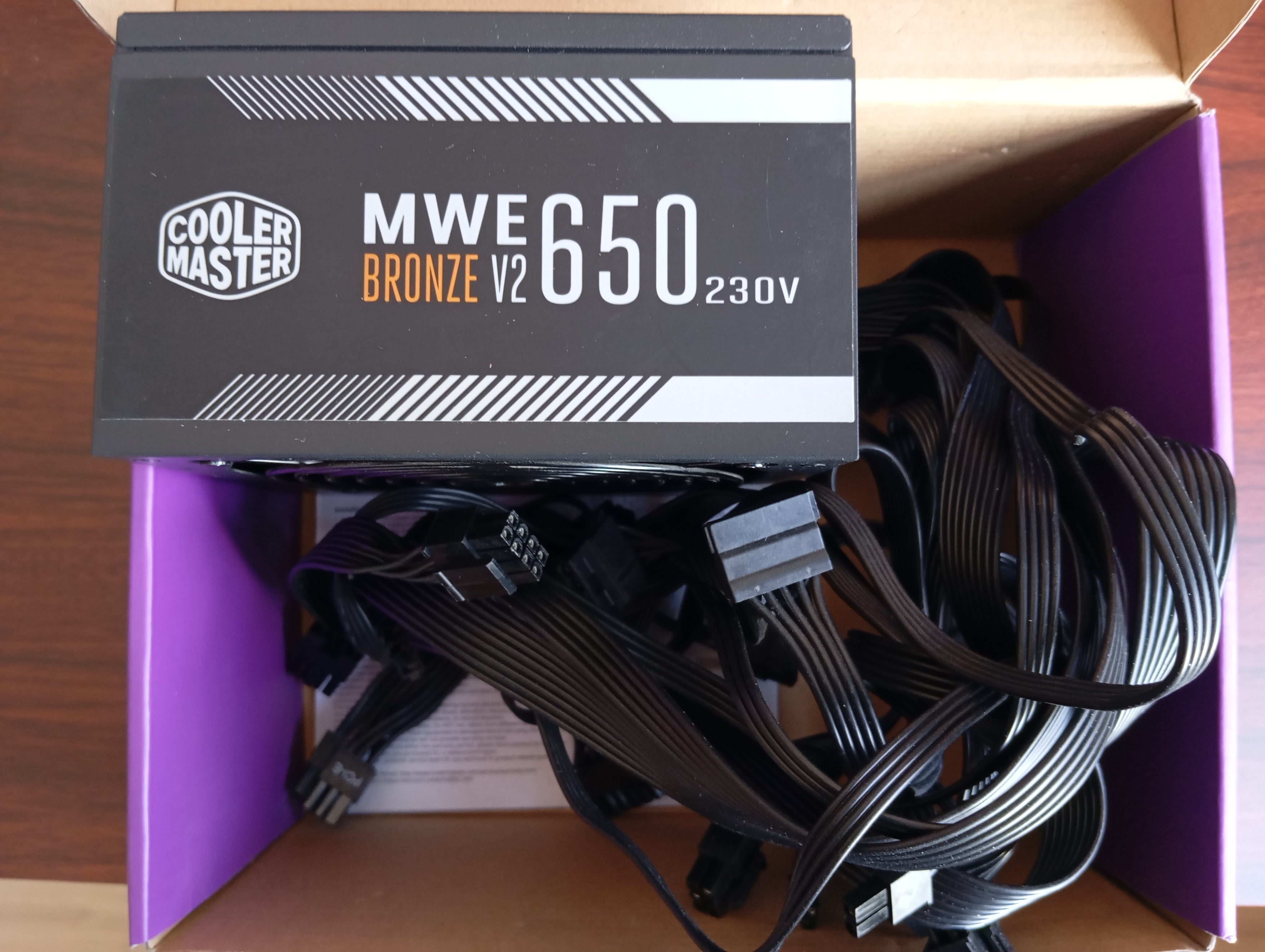 Refurbished Cooler Master MWE 650 Bronze - V2 230V Refurbished Cooler Master MWE 650 Bronze - V2 230V